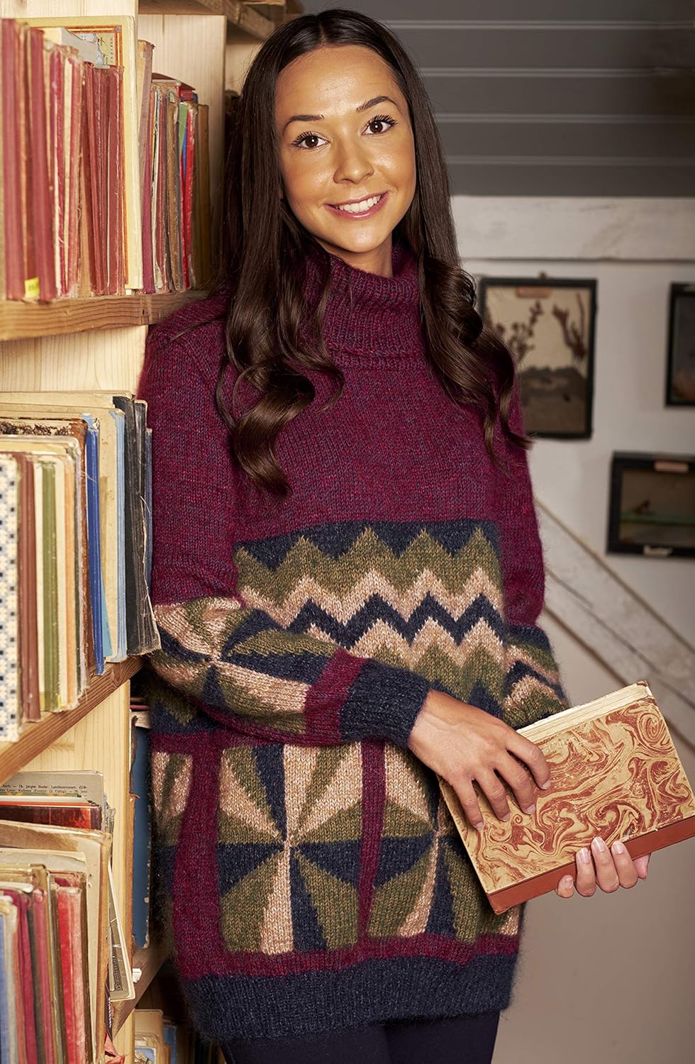 Danimarca Designette knitting kit, rosso, S/M - immagine 6