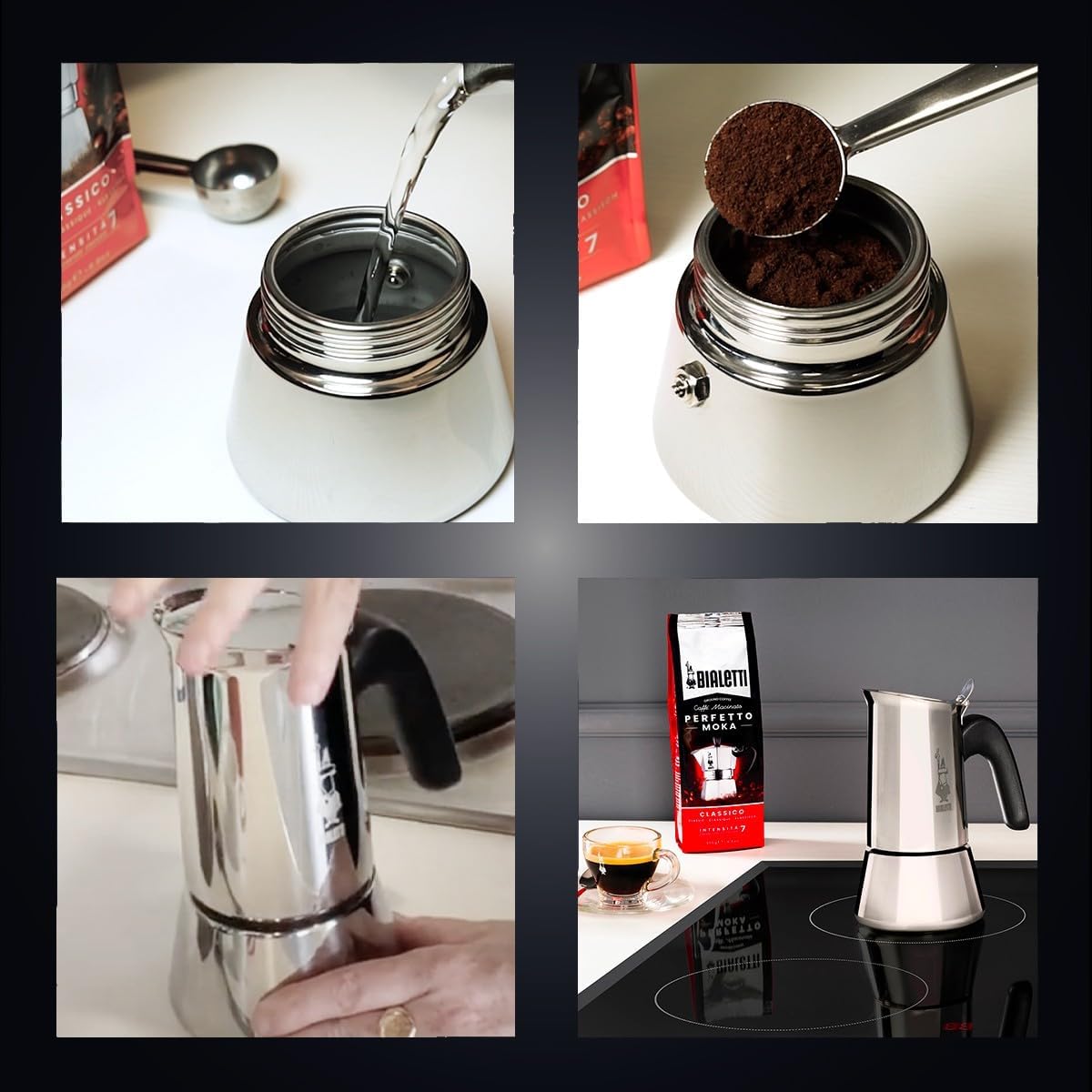 Bialetti Nuova Venus - Caffettiera Espresso 2 Tazze - immagine 4