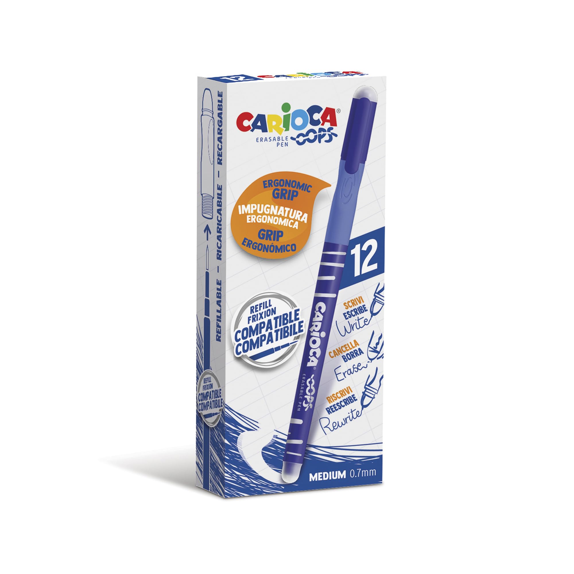 CF12 PENNA CANCELLABILE BLU OOPS