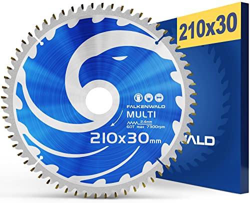 Falkenwald ® Lama per Sega Circolare 210 x 30 mm