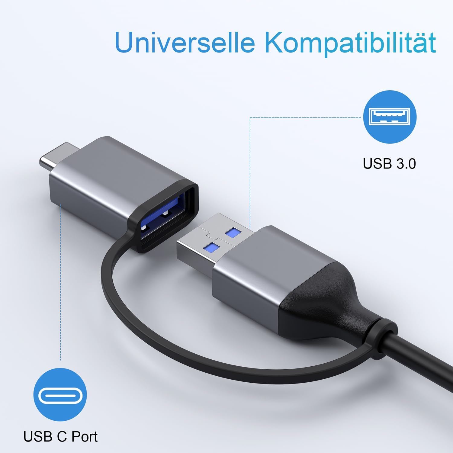 Docking Station USB 3.0 - Doppio HDMI e 3 Porte USB - immagine 3