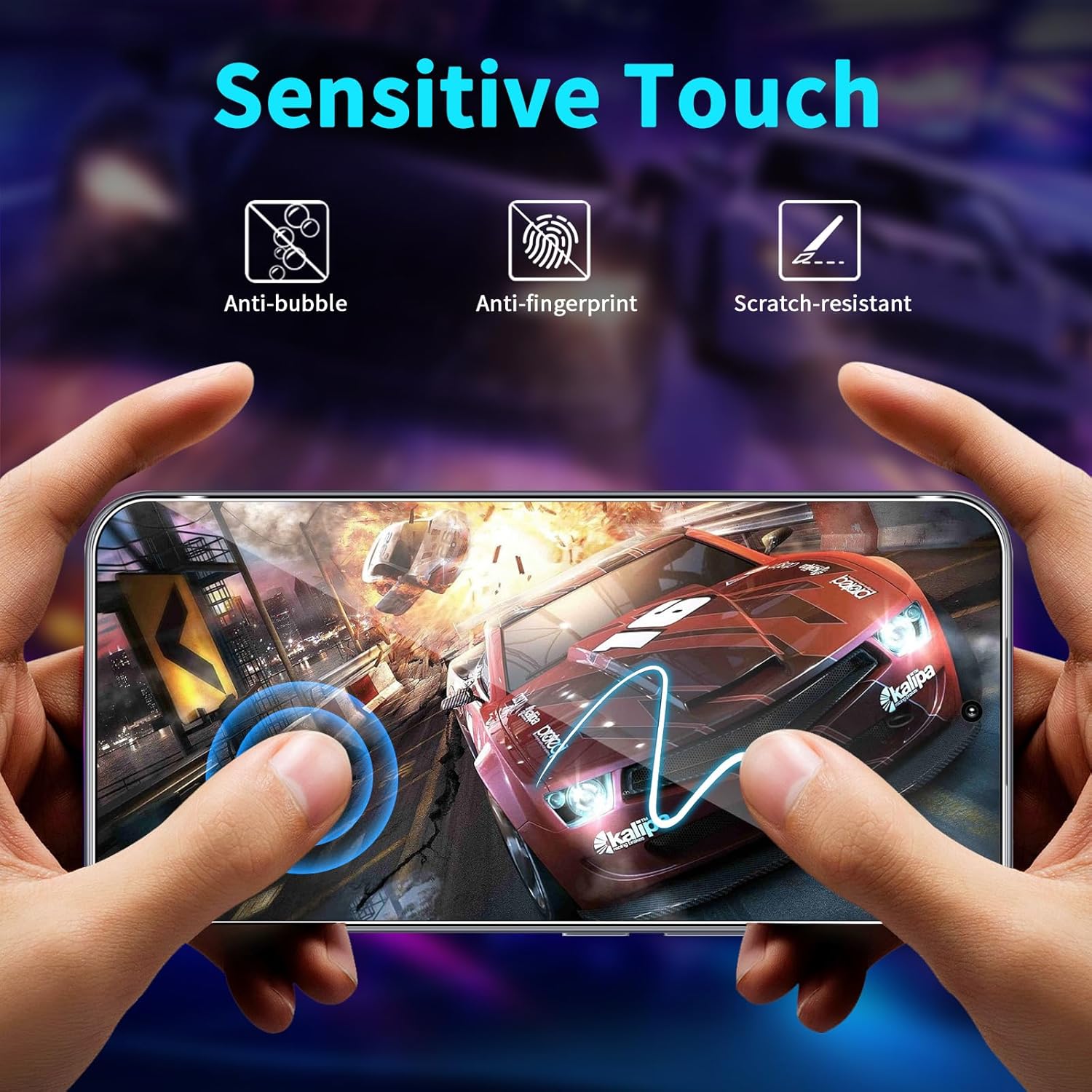 Lutree Vetro Temperato per Honor 400 - 2+2 Pezzi - immagine 6