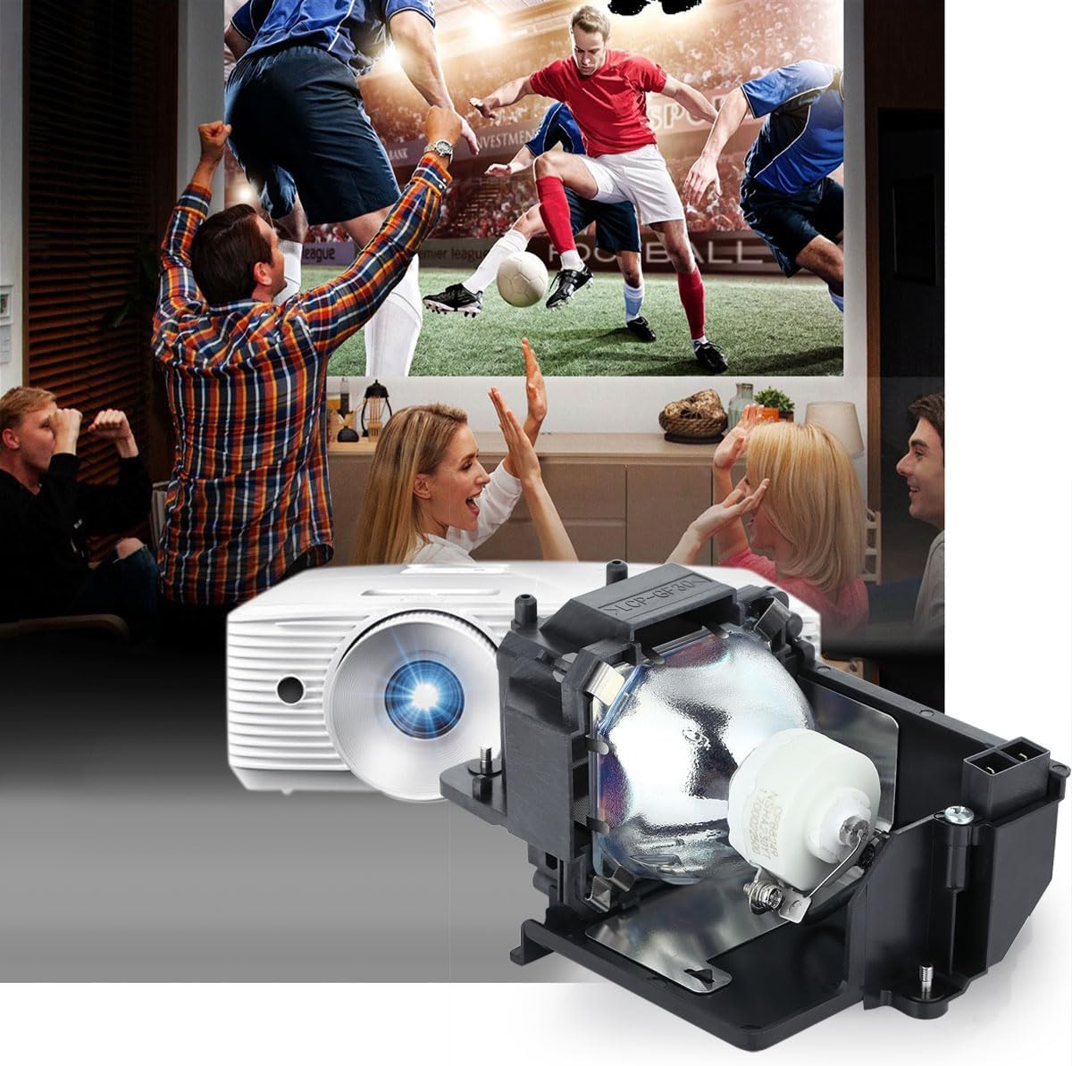 Aimdio NP32LP - Lampada Proiettore per NEC NP-UM301W - immagine 6