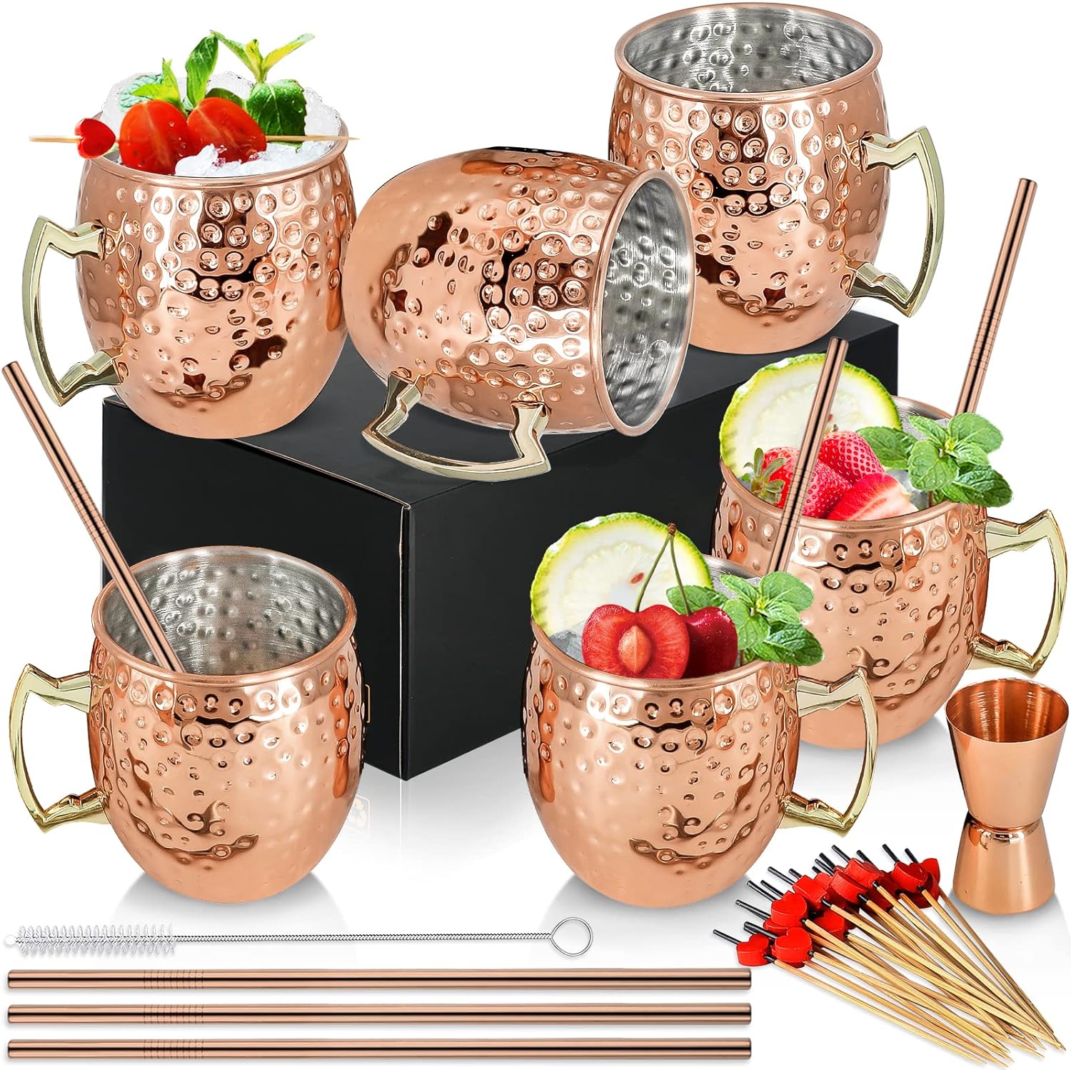 Suprobarware Set Regalo 6 Tazze Moscow Mule 540 ml - immagine 1