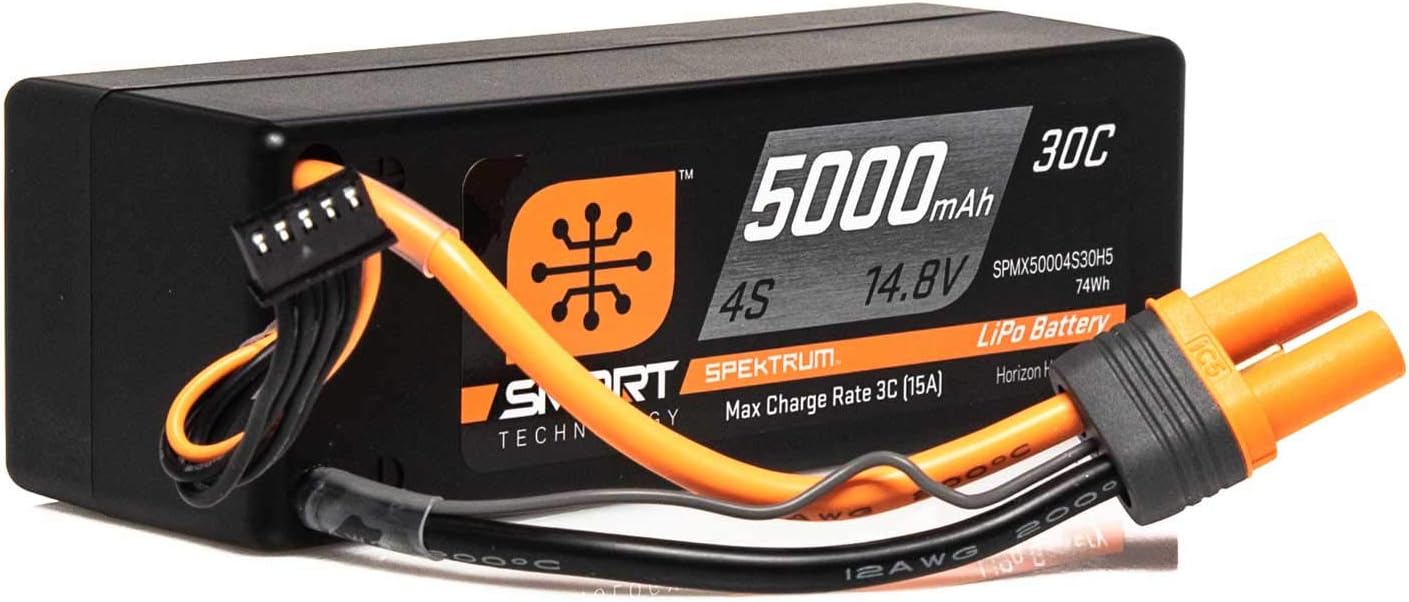 14,8 V 5000 mAh 4S 30C Smart LiPo Custodia rigida LiPo: IC5 - immagine 1