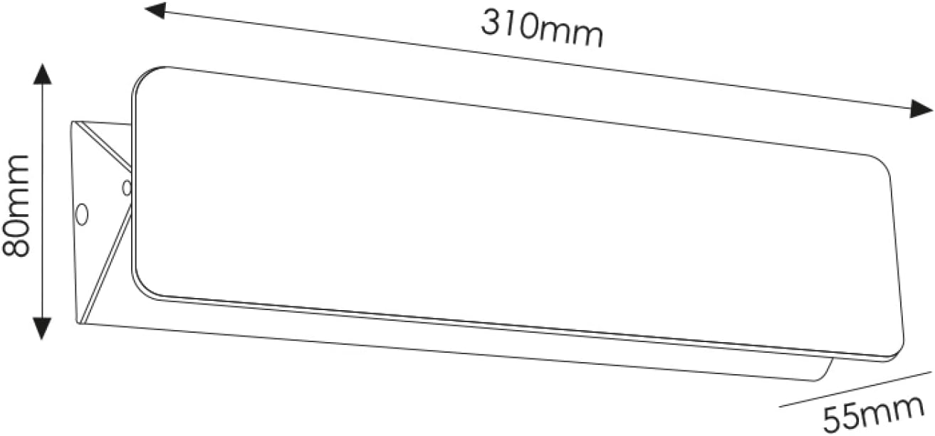 M Ledme - Applique LED Interni Vas 10W - immagine 3