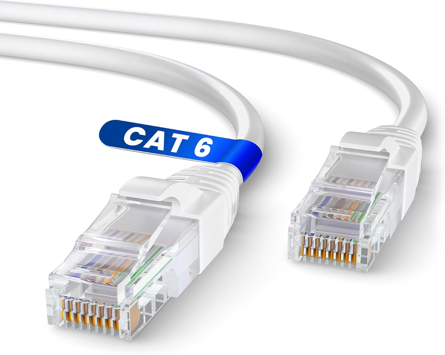 Mr. Tronic Cavo Ethernet Cat 6 da 75m, Bianco - immagine 1