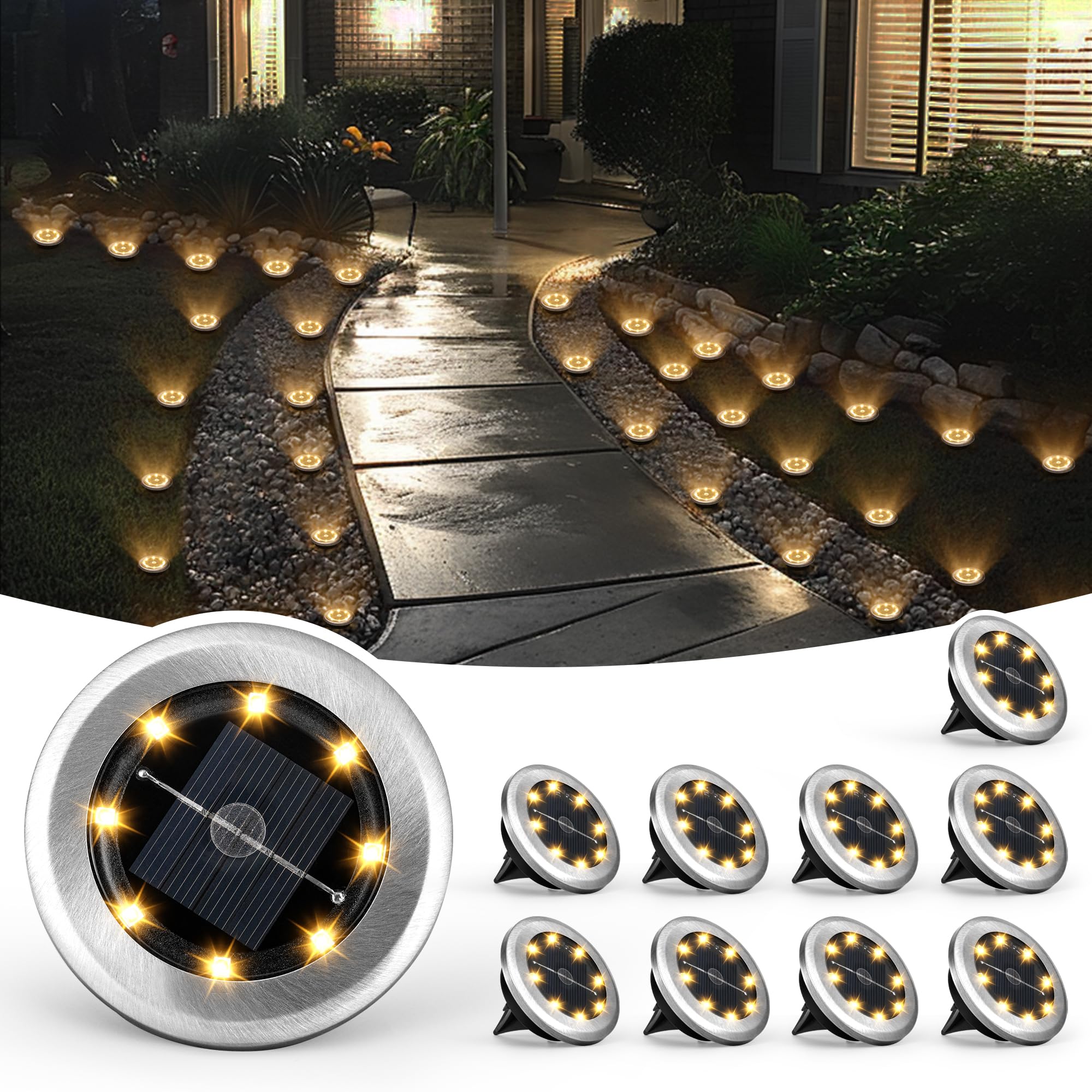 Solpex Mini Luci Solari da Giardino, 20 Pezzi