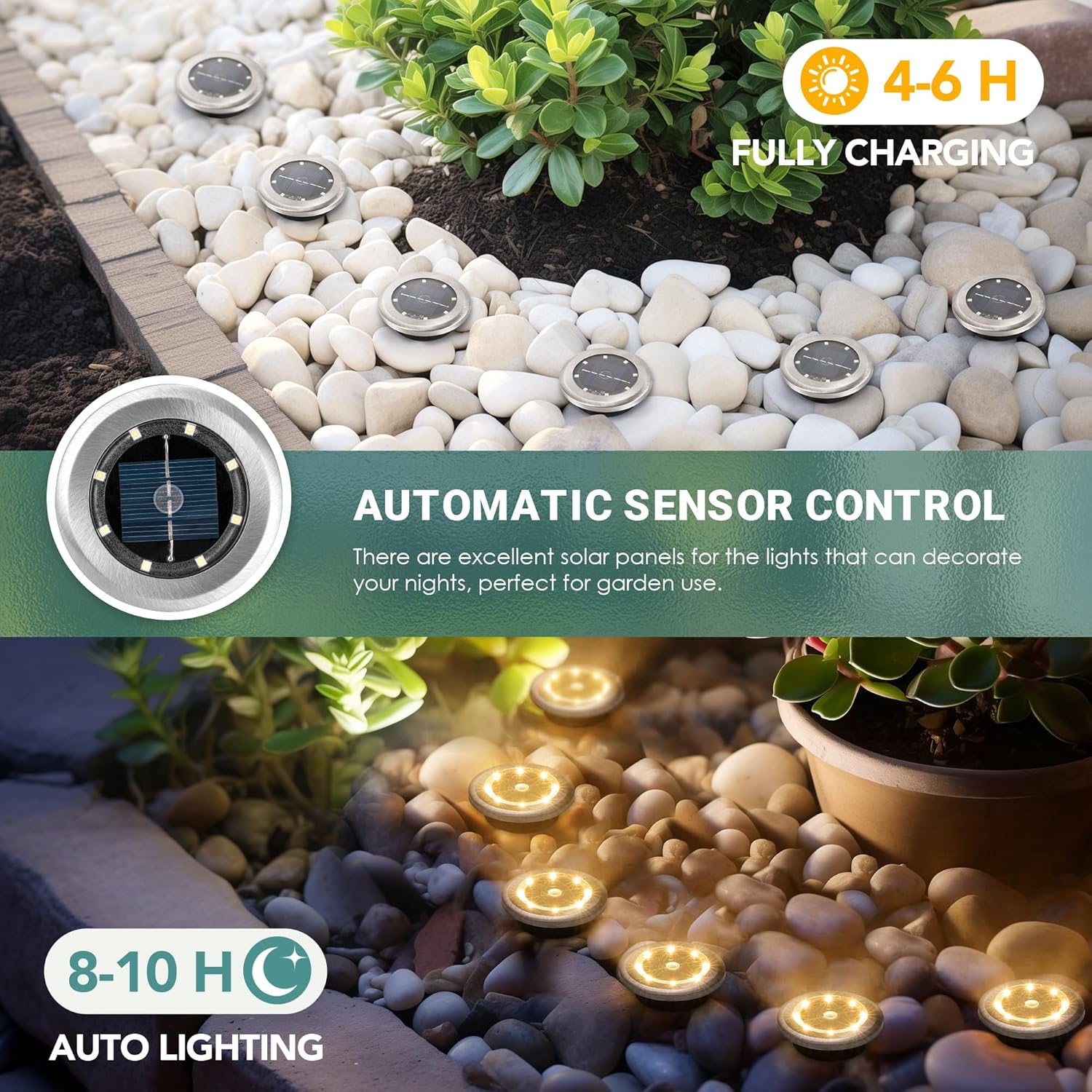 Solpex Mini Luci Solari da Giardino, 20 Pezzi - immagine 5