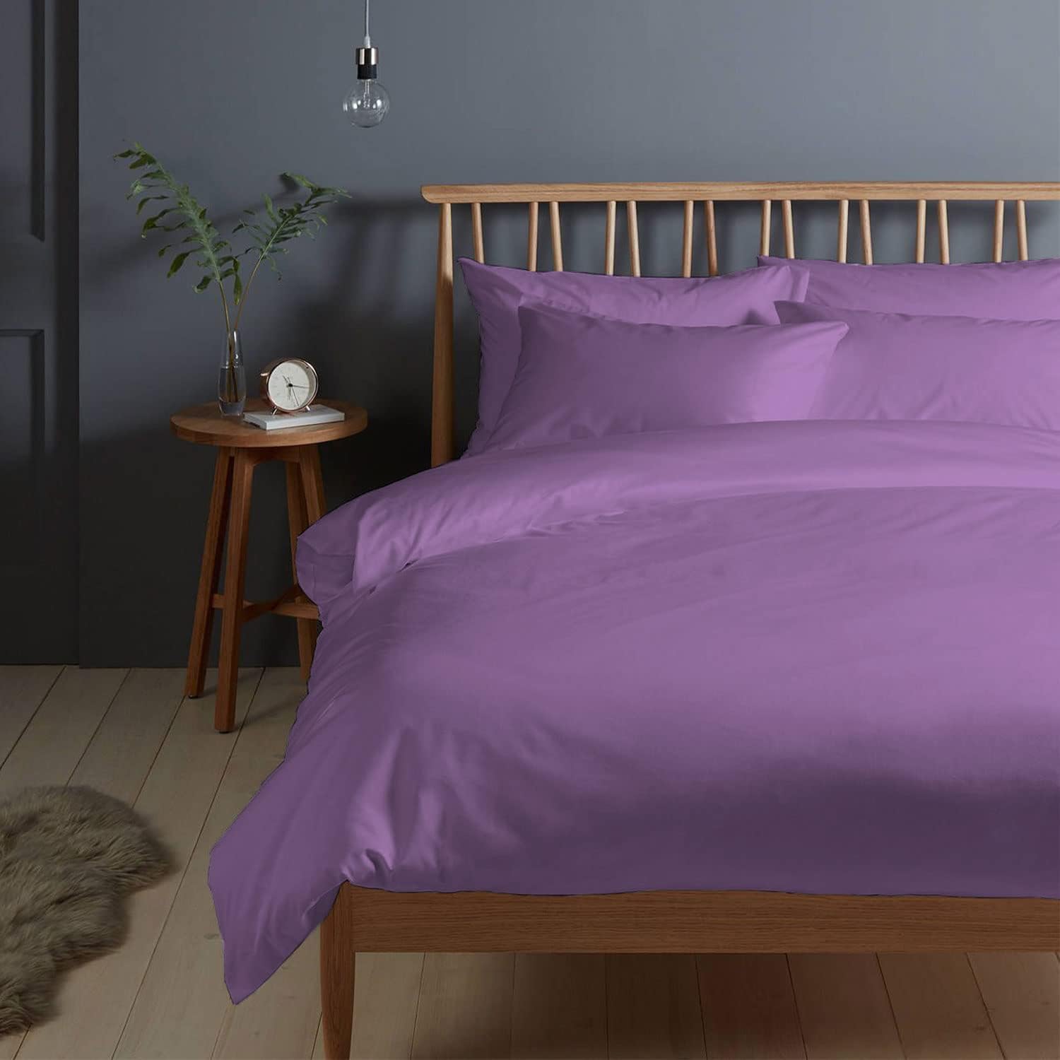 Pizuna Copripiumino Singolo Cotone 150x200 Porpora