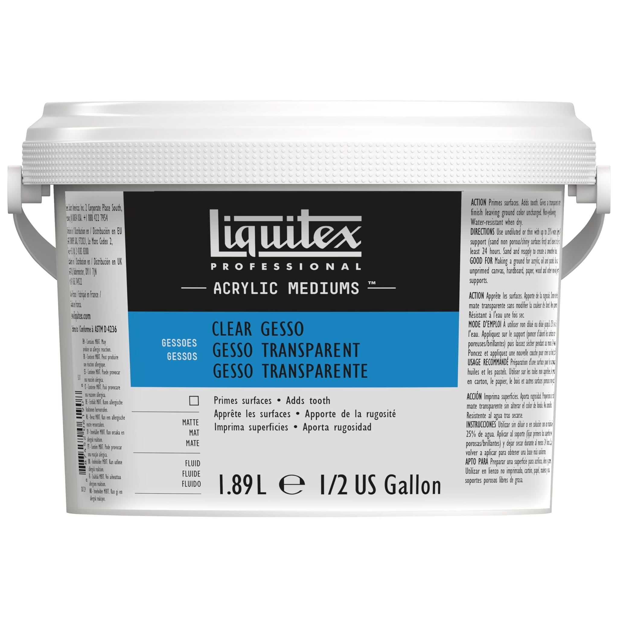 Liquitex 5337 Professional Gesso Trasparente 1,89L