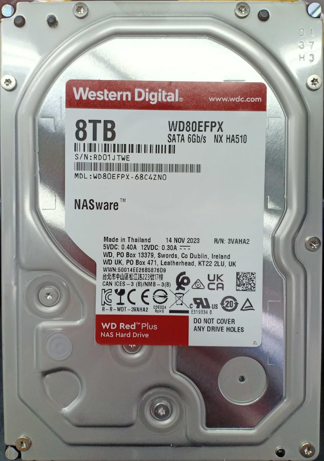 Western Digital WD80EFPX / 8TB / red plus - immagine 2