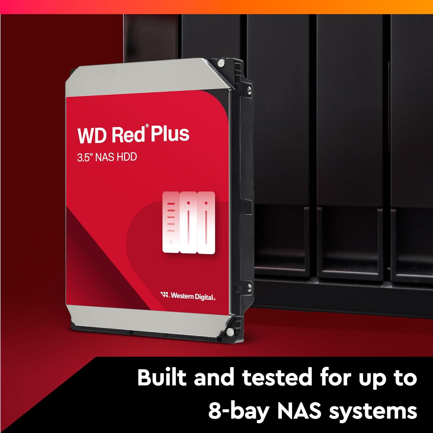 Western Digital WD80EFPX / 8TB / red plus - immagine 3