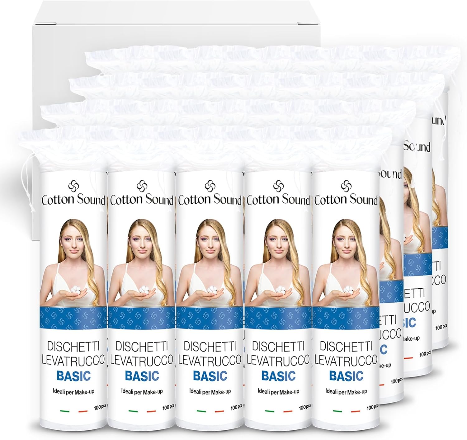 Cotton Sound BASIC - Dischetti Struccanti 100% Cotone - immagine 1