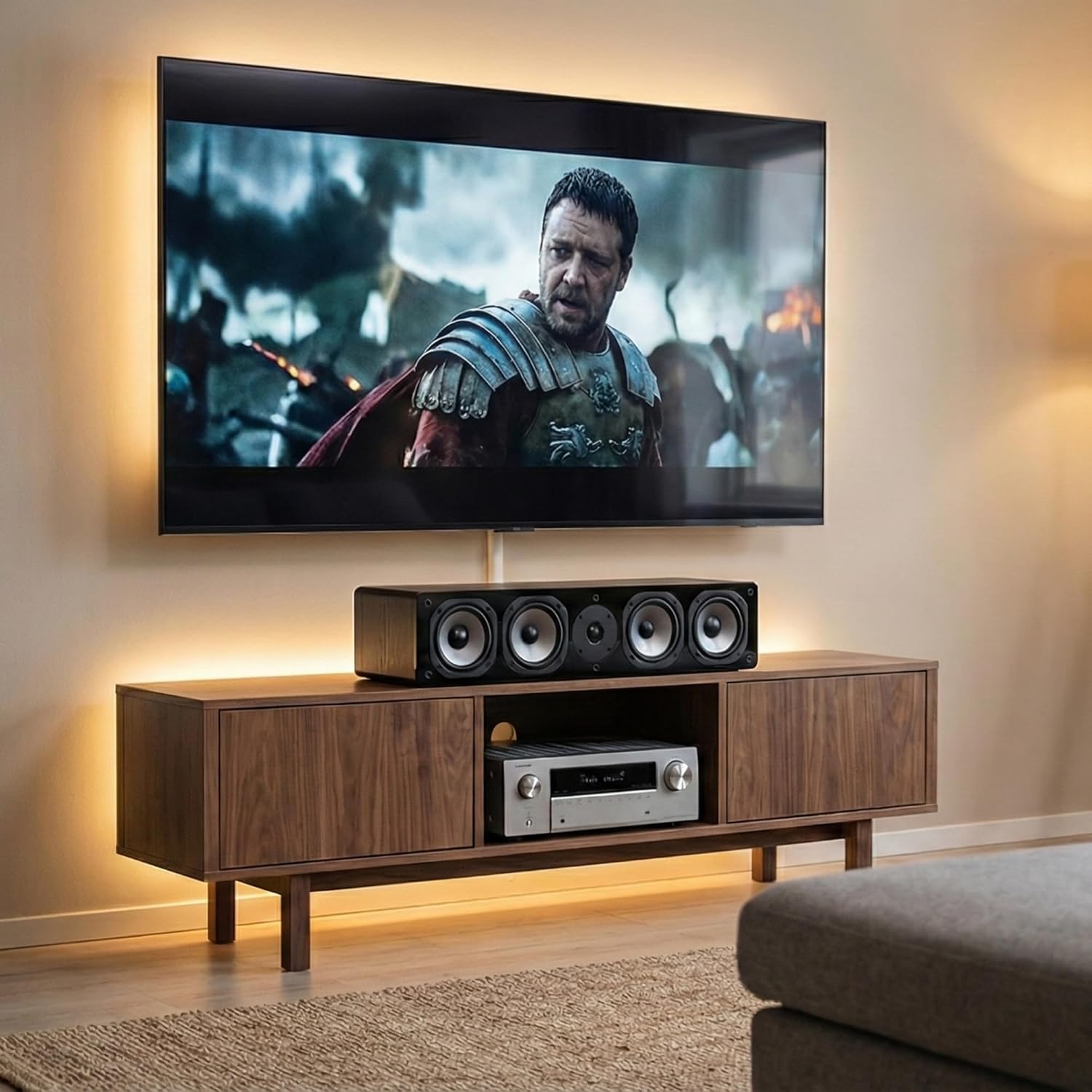 Dynavoice Challenger C-5 XL Diffusore Centrale 210W, Nero - immagine 2