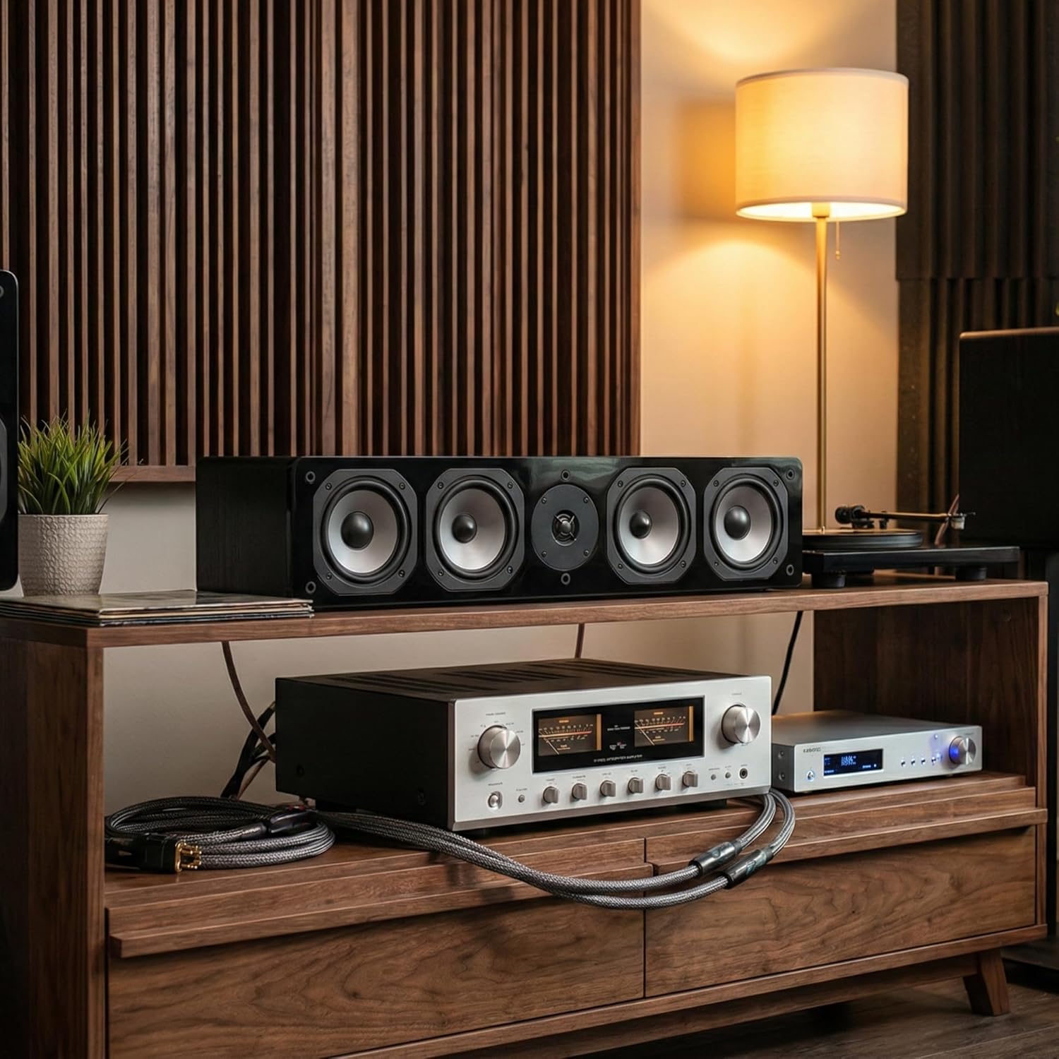 Dynavoice Challenger C-5 XL Diffusore Centrale 210W, Nero - immagine 6