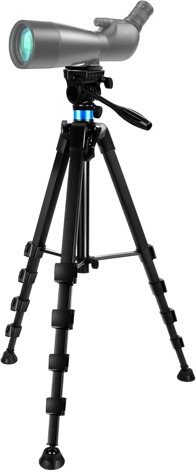 Treppiede per Binocolo e Fotocamera 184cm Alluminio - immagine 1