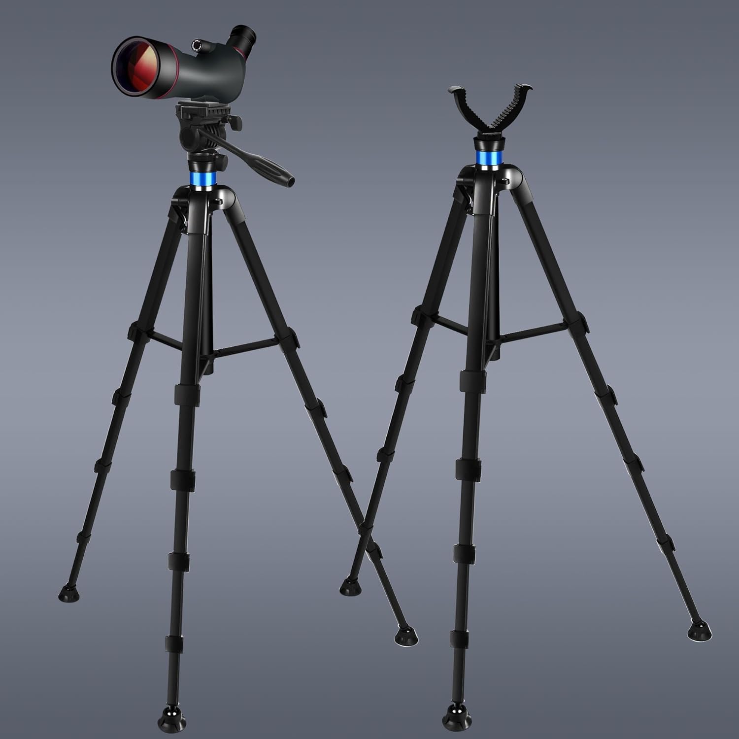 Treppiede per Binocolo e Fotocamera 184cm Alluminio - immagine 2