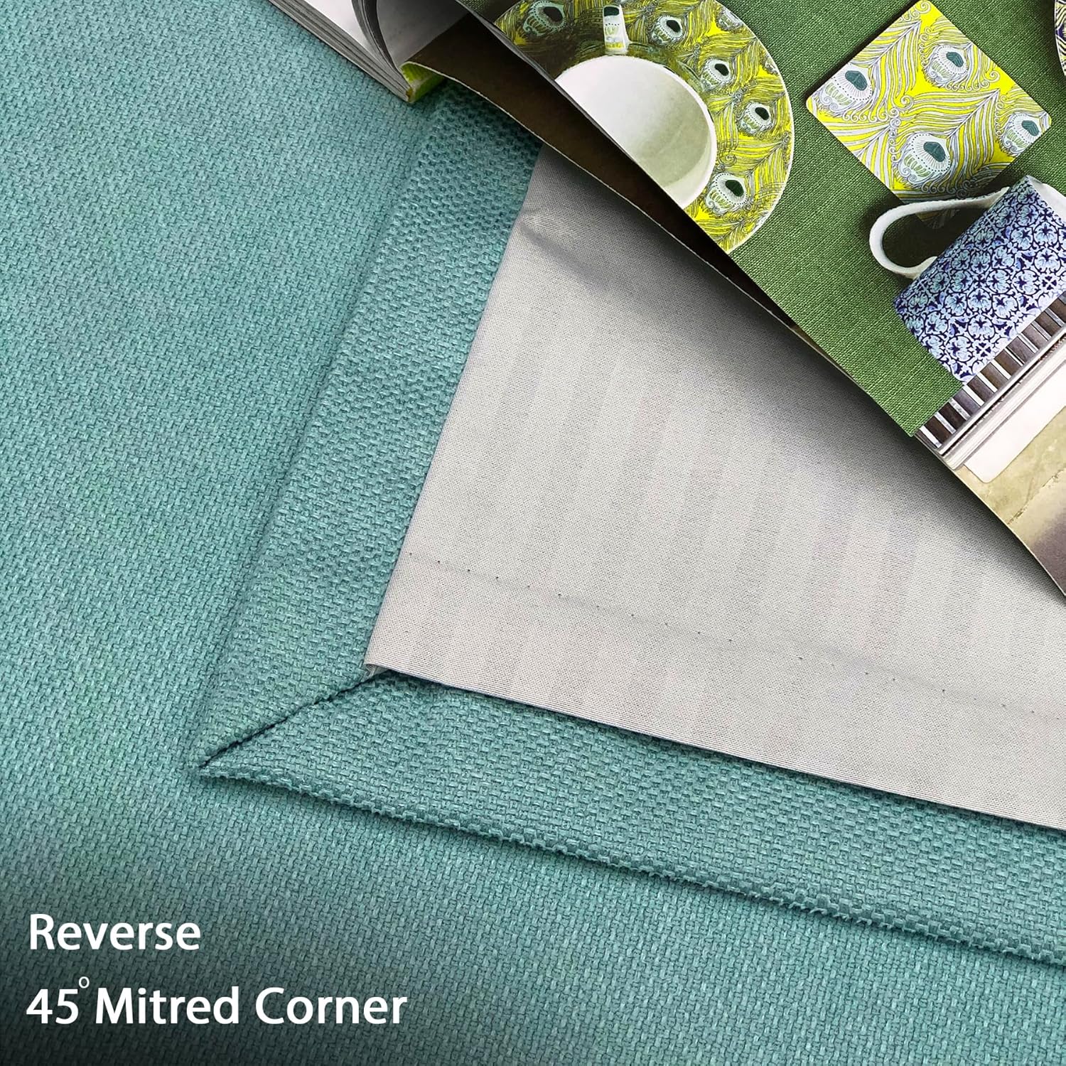 Always4u Tende Termiche Oscuranti 100%, Blu Turchese (2 pz) - immagine 7