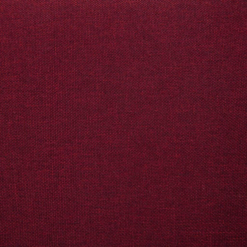 vidaXL Panca con Vano Portaoggetti 116 cm, Rosso Vino - immagine 3