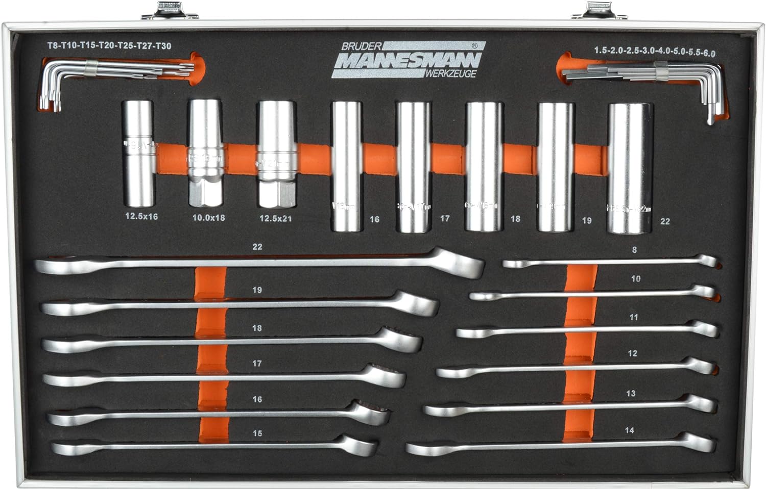 Brüder Mannesmann Tools M98432 Socket Spanner Set 232 Pieces - immagine 3