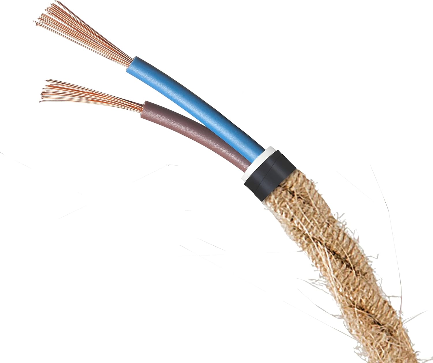 Amarcords Cavo Elettrico Tessile Trecciato Juta 20m - immagine 3