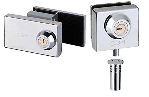 Cbm Serratura a Pavimento e Mezza Altezza per Porta Vetro