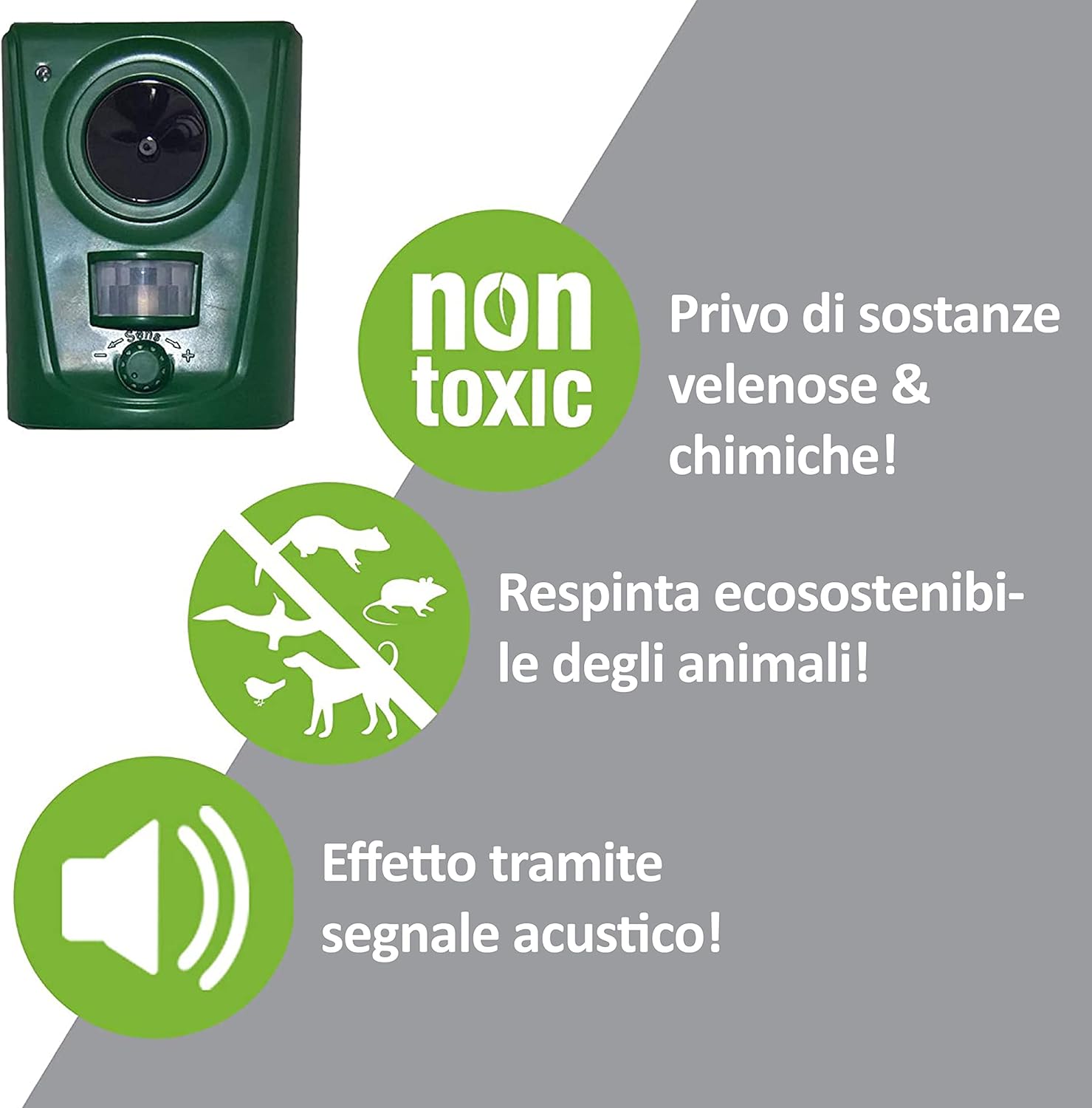 Isotronic Dissuasore per Animali Acustico (3 pz) - immagine 2