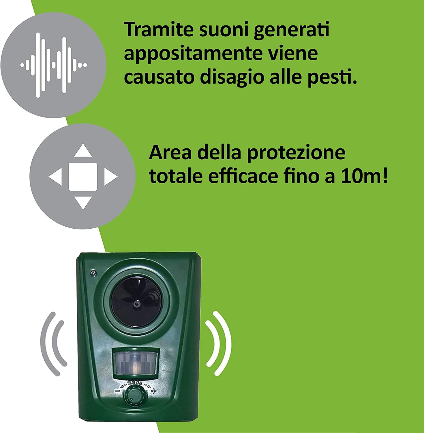 Isotronic Dissuasore per Animali Acustico (3 pz) - immagine 3