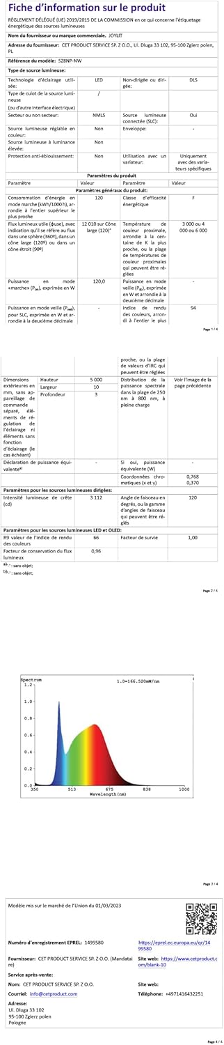 Joylit Striscia LED 24V 5M Bianco Caldo 3000K - immagine 11