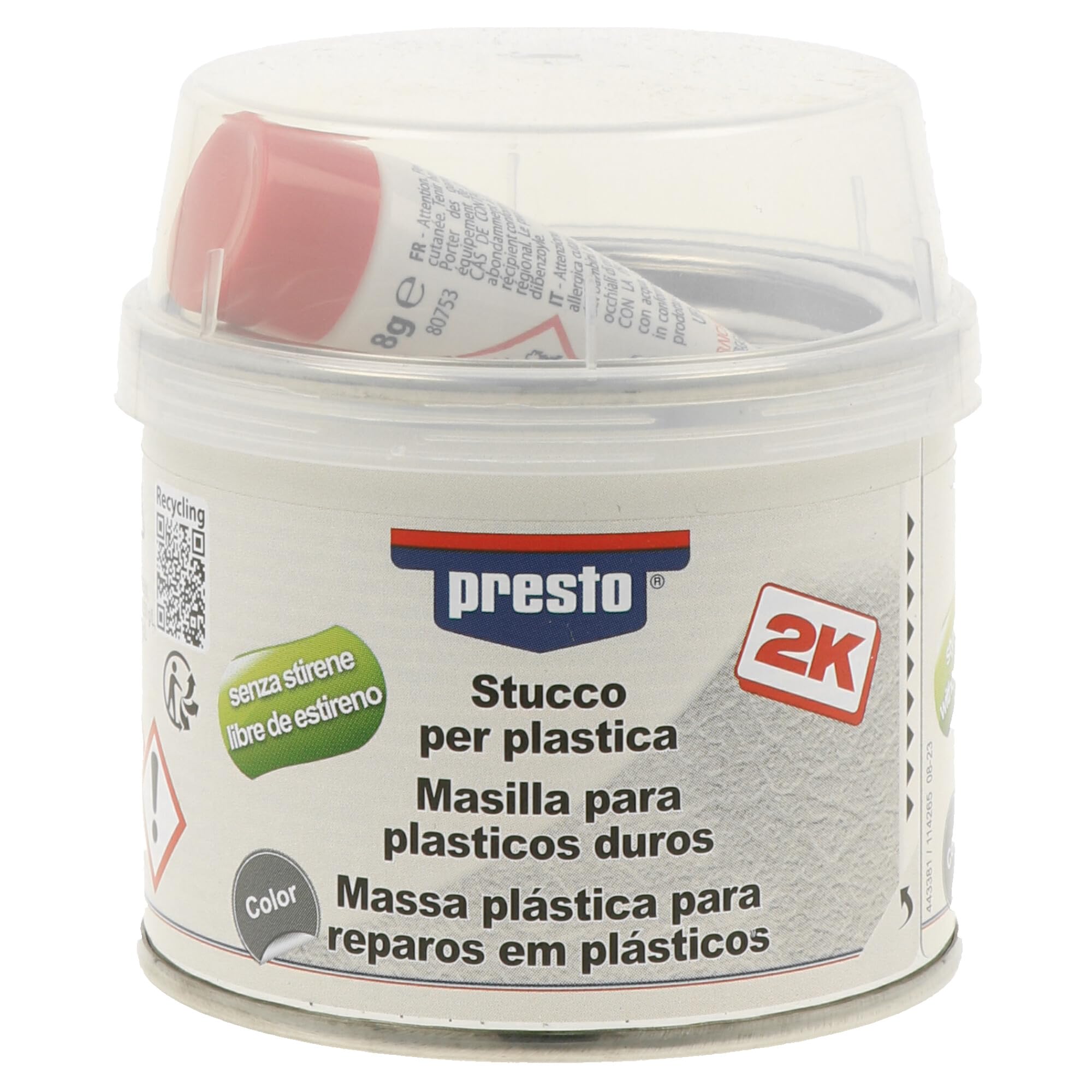 Presto 443381 Stucco in Plastica Senza Stirene 250g