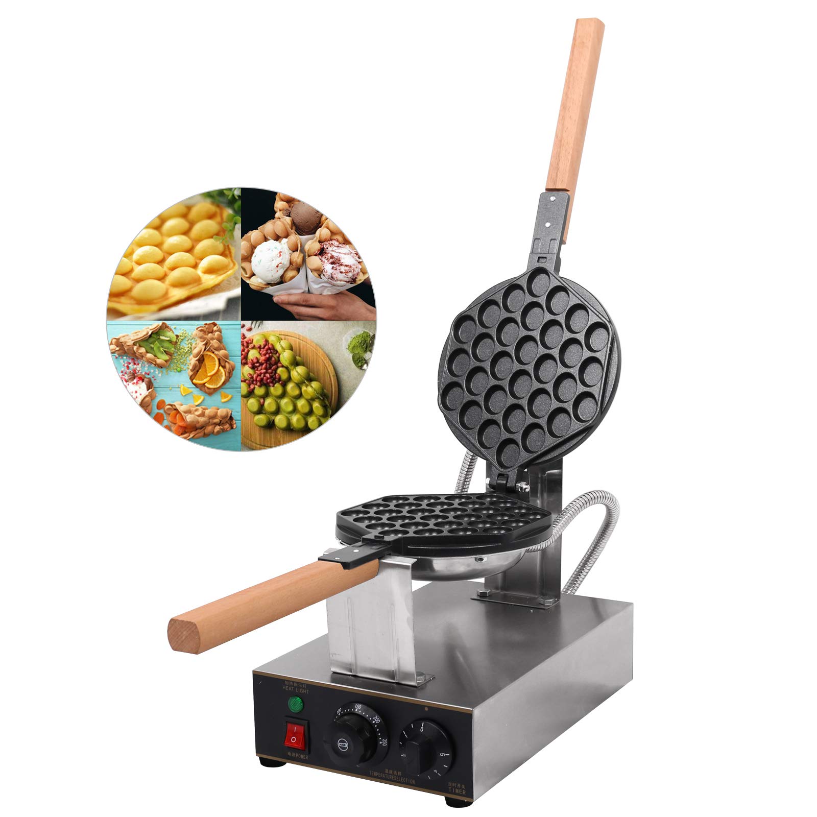 Fayelong Waffle Maker Elettrico Professionale 1400W