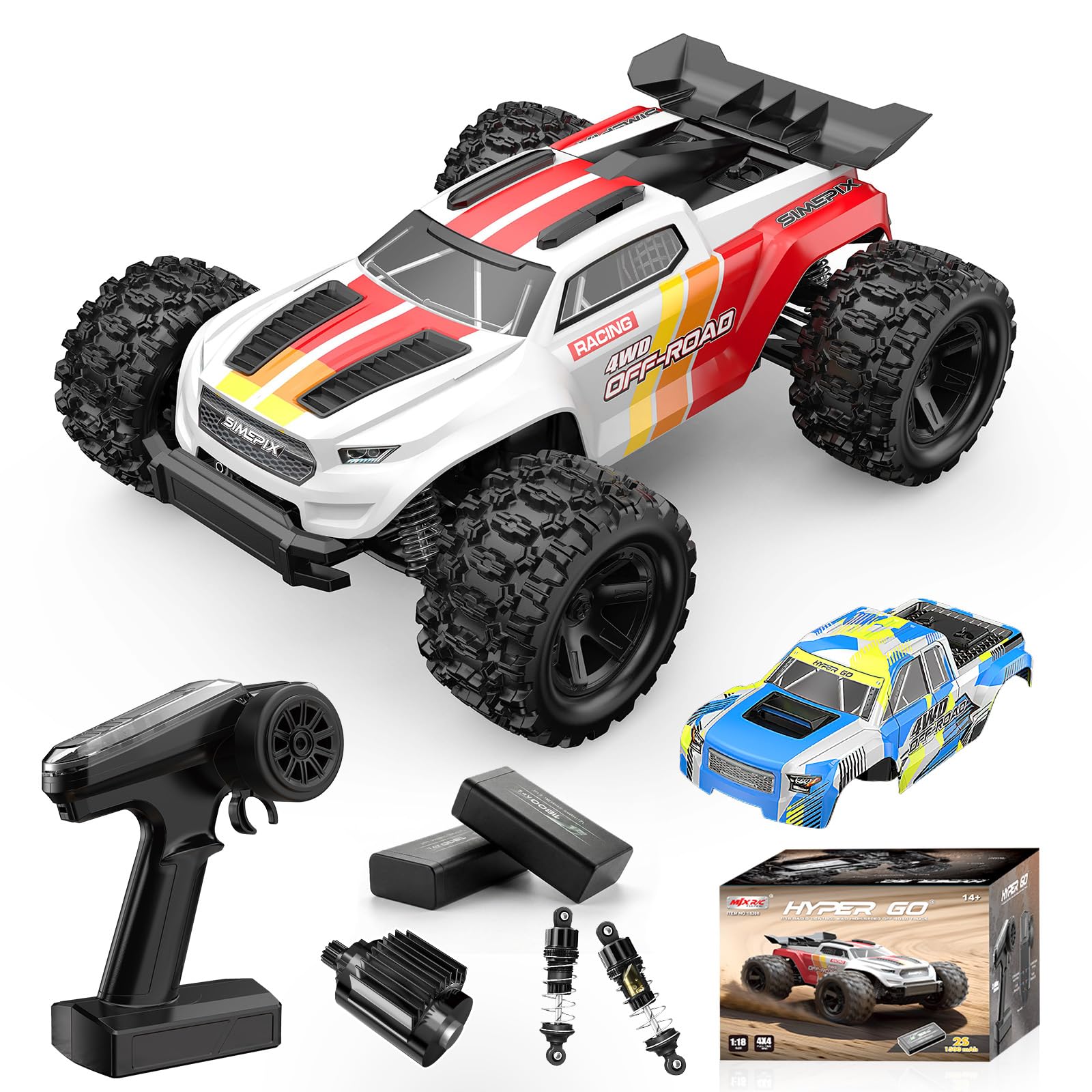 Macchina Telecomandata Professionale 1:18 4WD Off-Road 36 km/h
