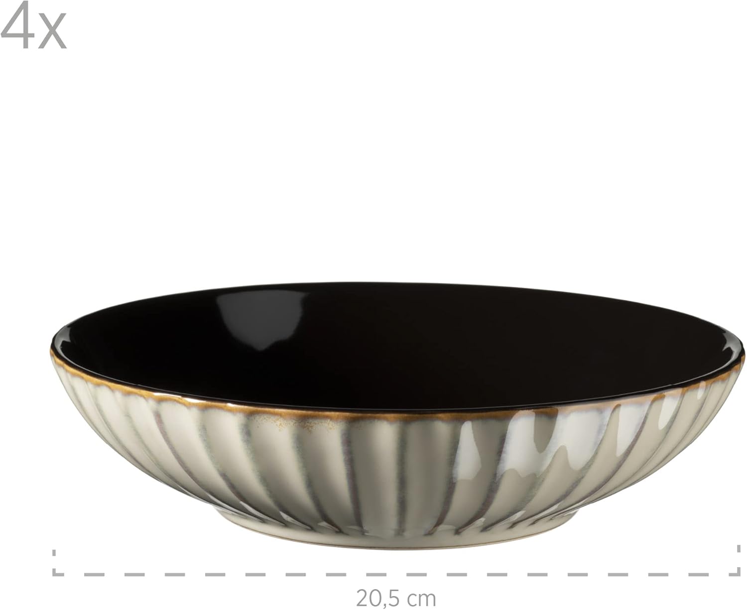 Mäser Confino - Set Stoviglie per 4 Persone, Beige - immagine 5