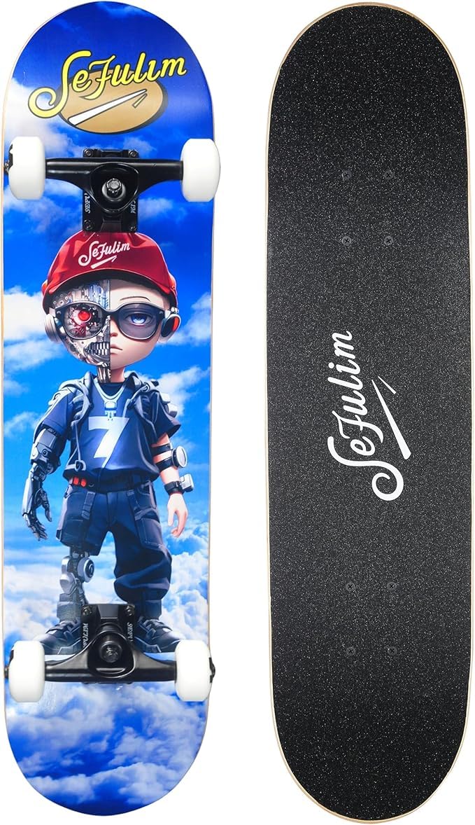 Sefulim Skateboard Completo 31x8 Pollici
