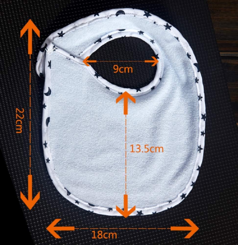 Set di 7 Bavaglini Morbidi Doppio Strato - immagine 6