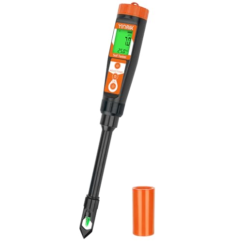 YINMIK Misuratore pH Terreno Professionale con Sonda
