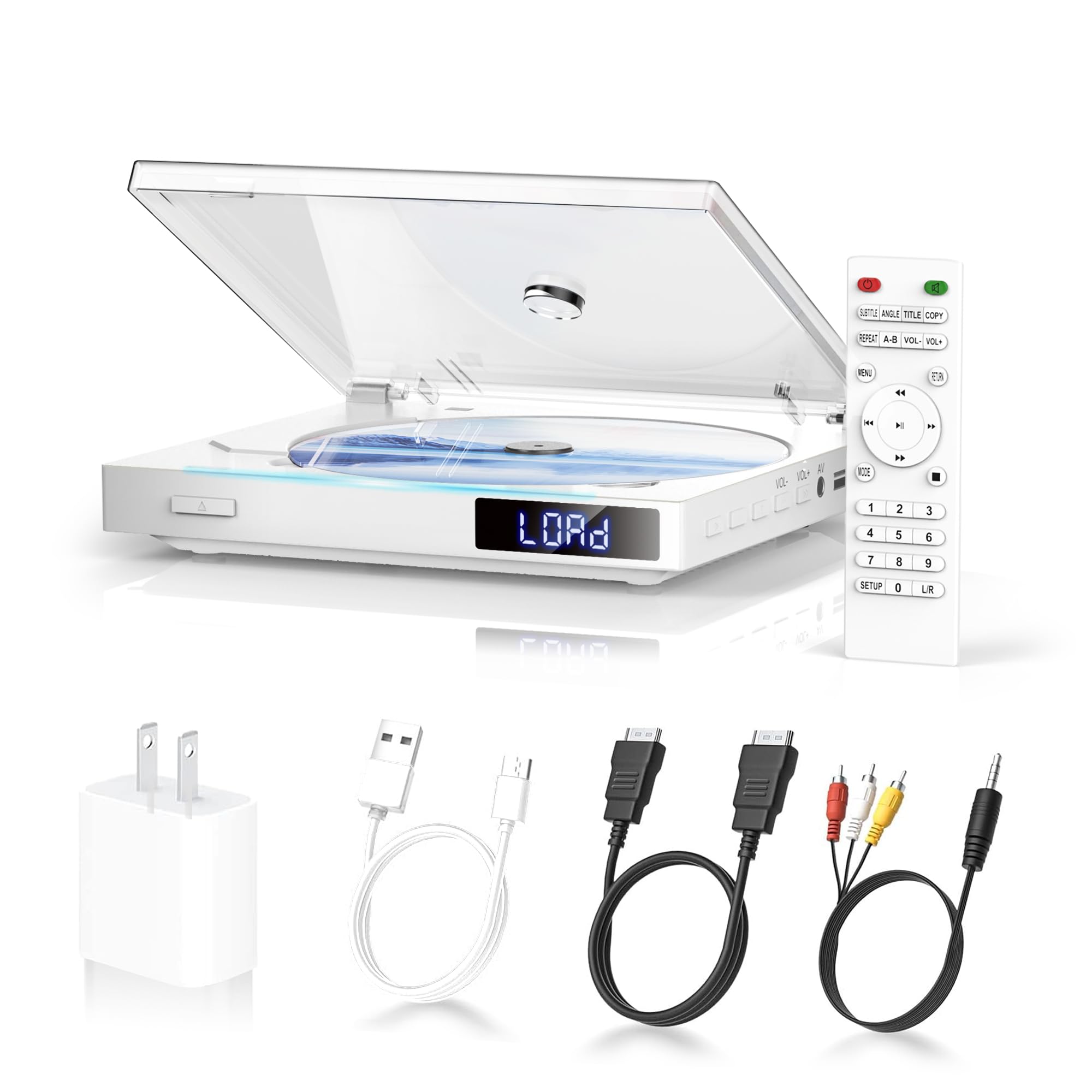 Maite Lettore DVD Super Piccolo con Altoparlante Hi-Fi