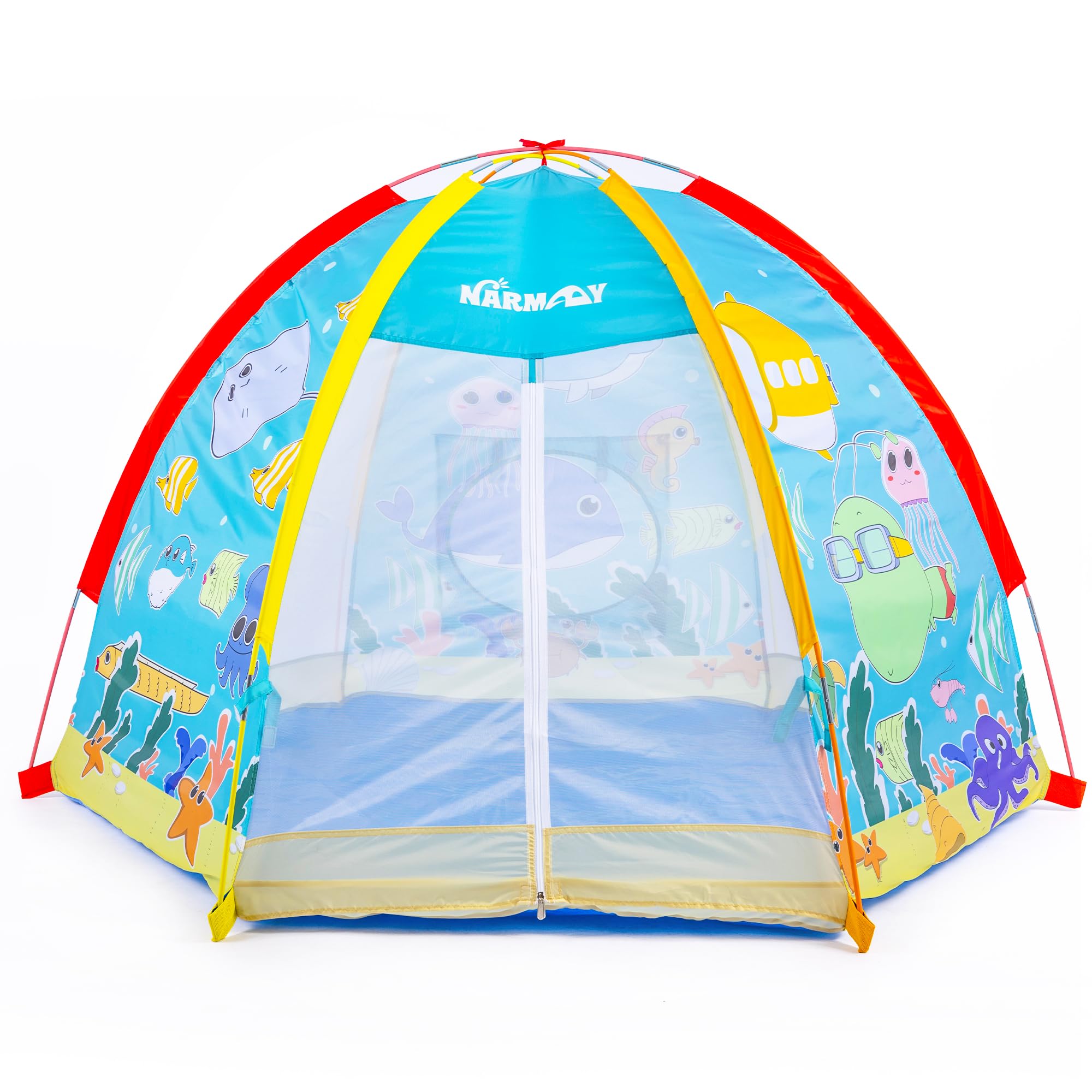 Narmay® Tenda da Gioco Motivo Oceano per Bambini