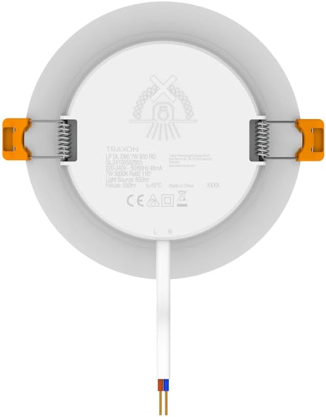 TRAXON LUXPOINT Piastra downlight LED - Filbert circolare 7 W luce ...