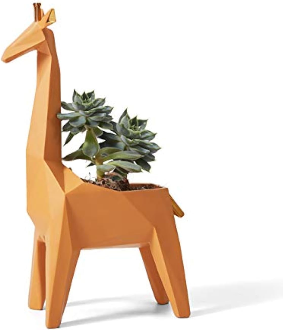 Amoy-Art Vaso di Fiori Giraffa Statuetta 23cm - immagine 1