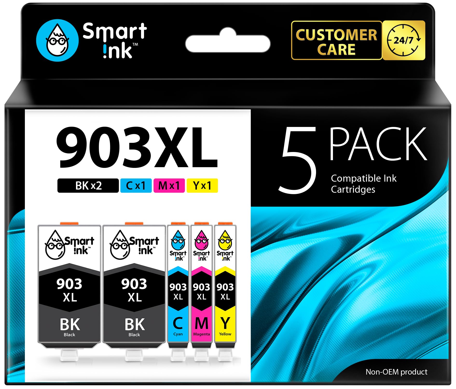Smart Ink Cartuccia Compatibile 903XL (5 Combo Pack)