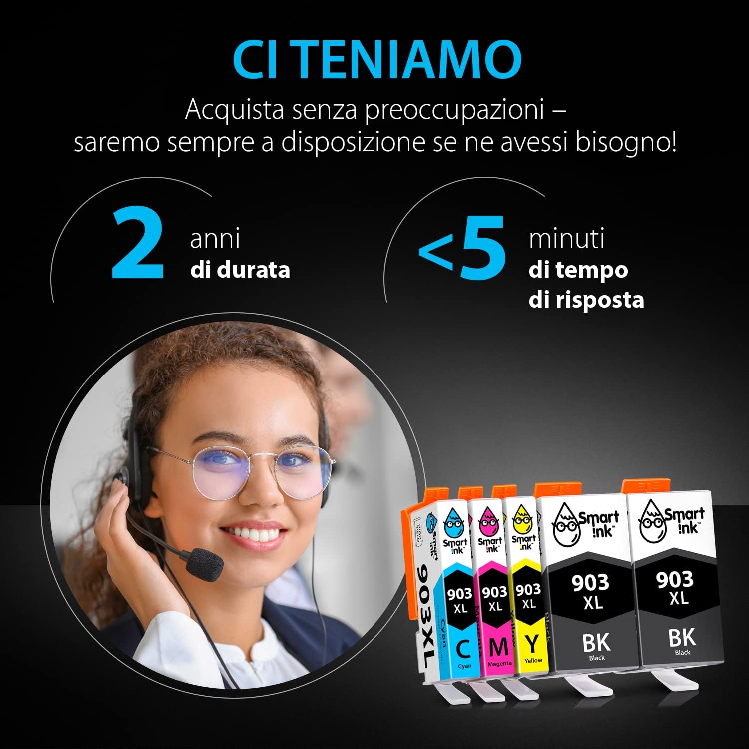 Smart Ink Cartuccia Compatibile 903XL (5 Combo Pack) - immagine 4