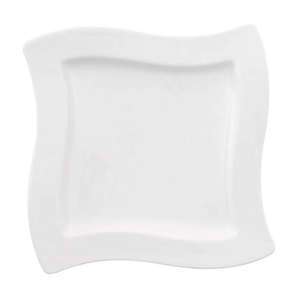 Villeroy & Boch - NewWave 4 piatti da colazione, porcellana, bianco