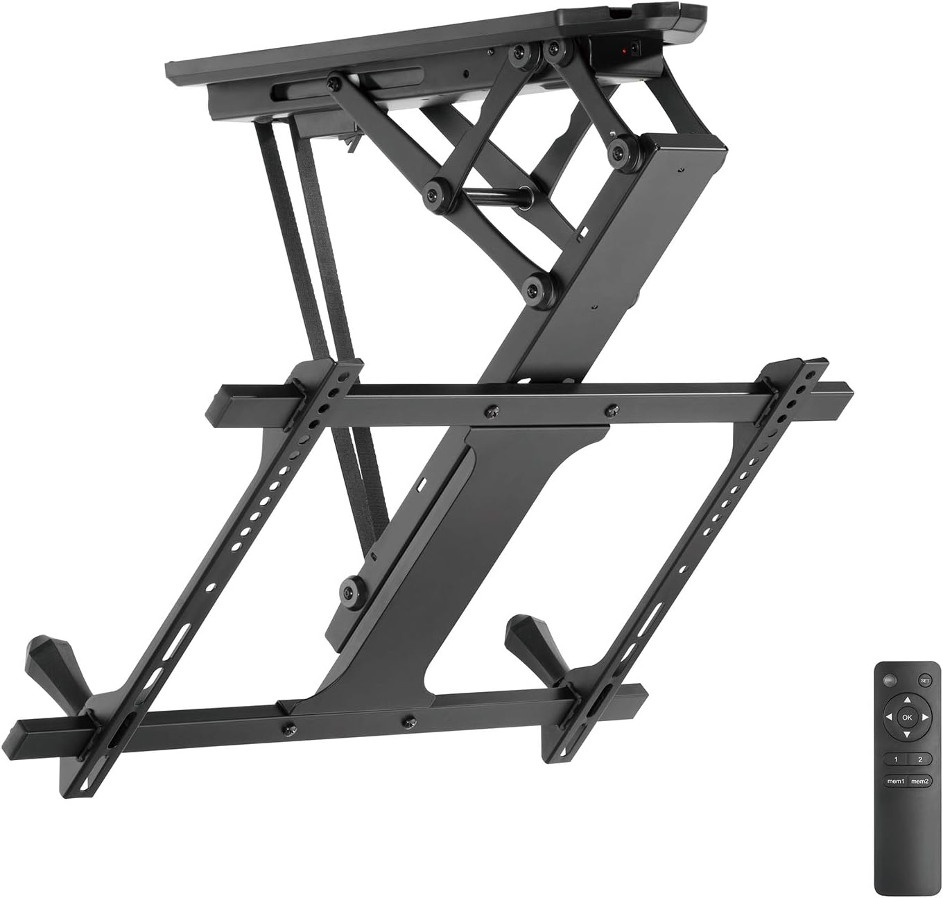 Maclean MC 582 Supporto Da Soffitto Per Proiettore – Carico 20kg, Inclinazione ±15°, Distanza 120mm, Metallo - 5