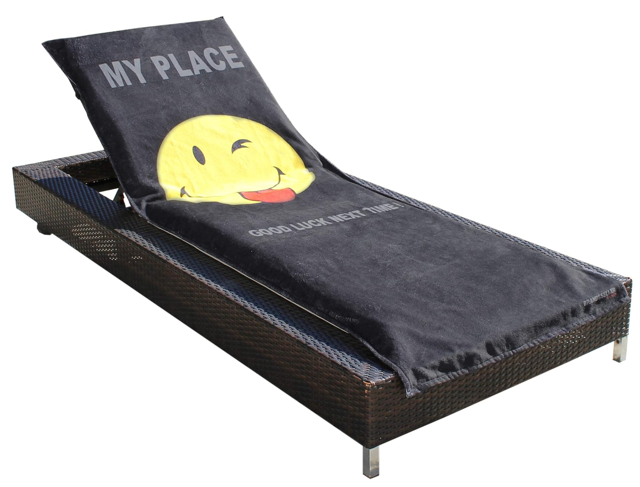 Brandsseller Copertura per Lettino 75x200cm, Nero