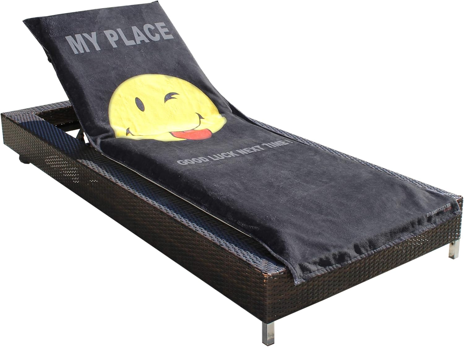 Brandsseller Copertura per Lettino 75x200cm, Nero - immagine 1