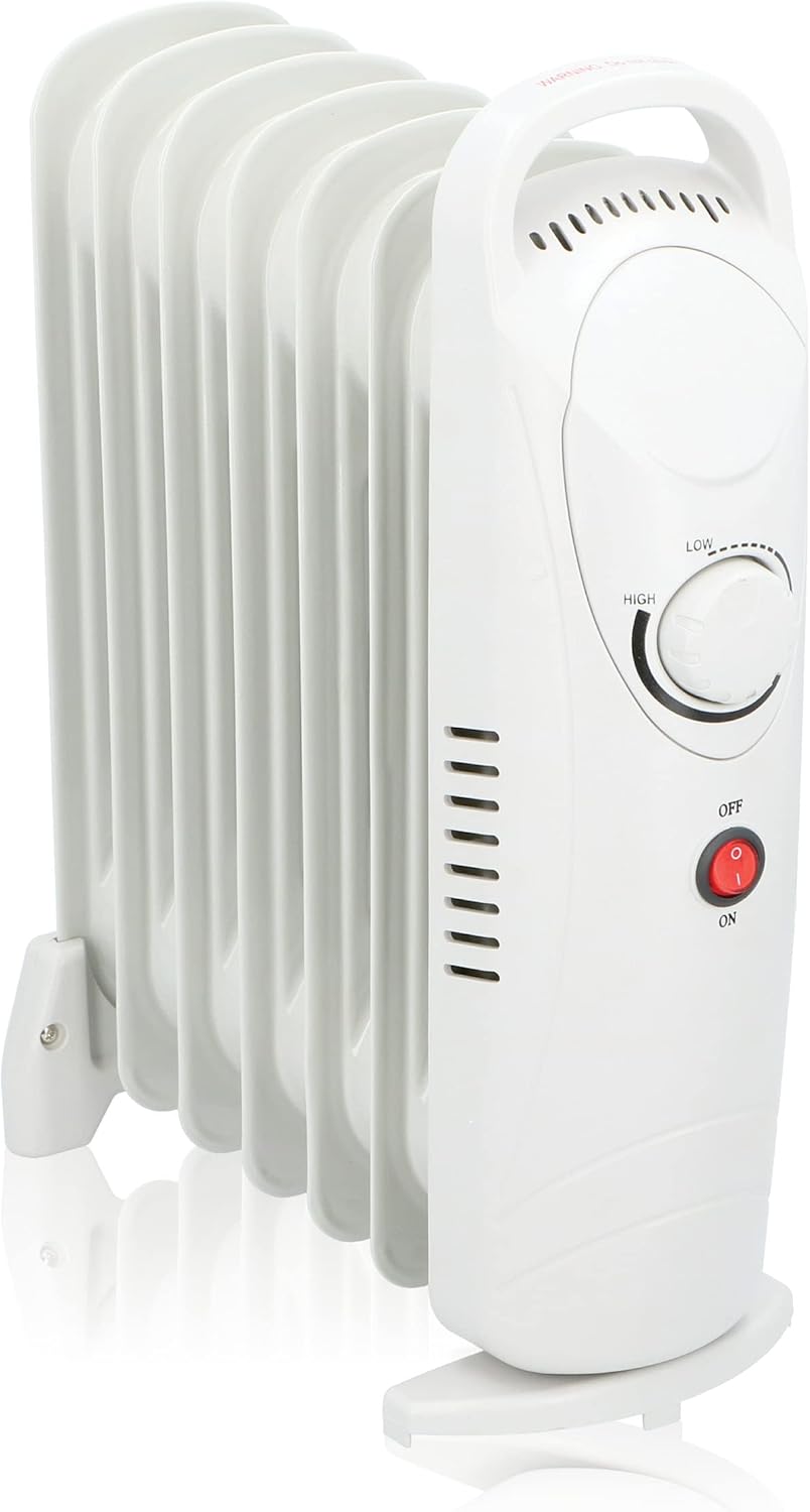 Alpina Radiatore a Olio 850W 7 Elementi, Bianco - immagine 1