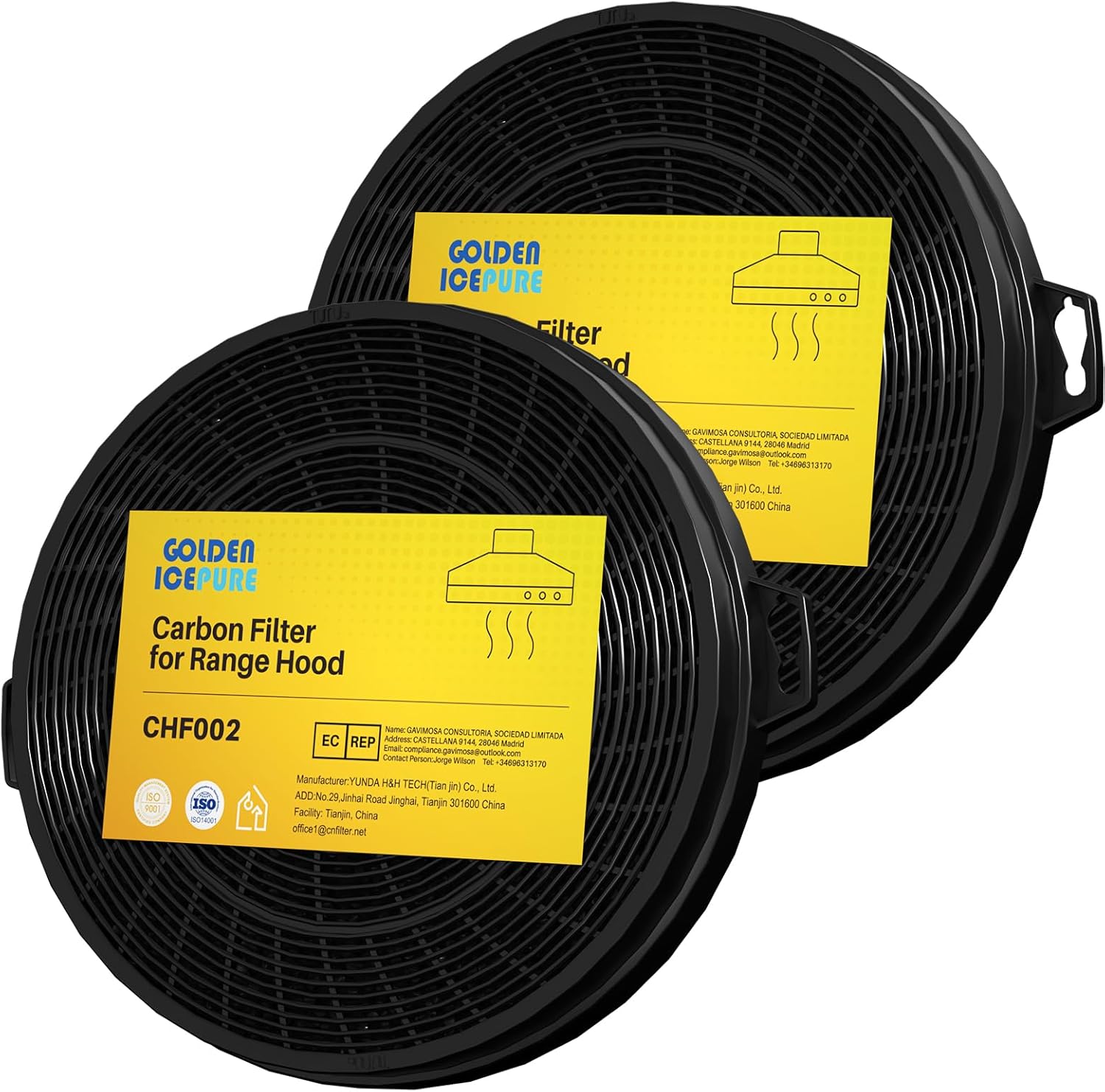 Golden Icepure 2 Filtri Carbone Attivo 210mm - immagine 1