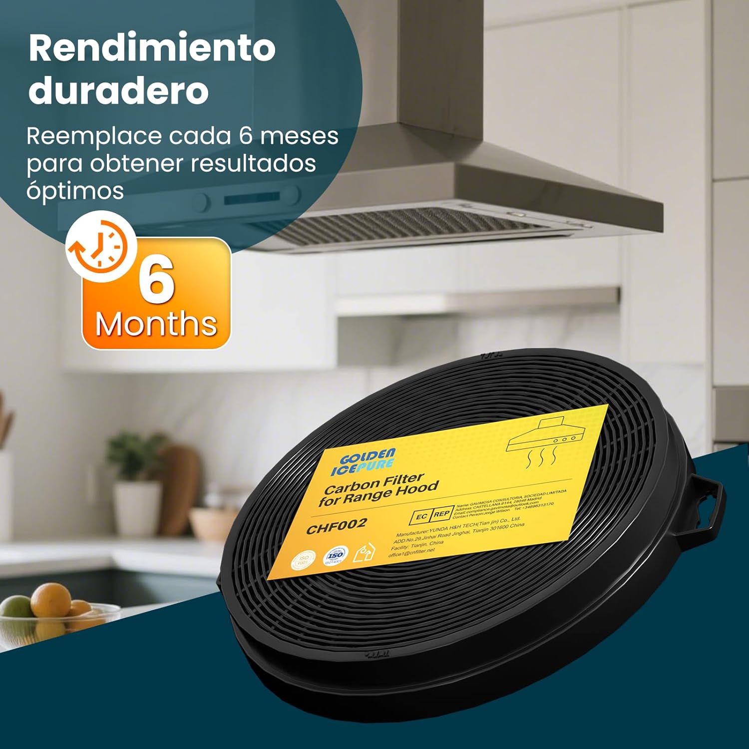 Golden Icepure 2 Filtri Carbone Attivo 210mm - immagine 8